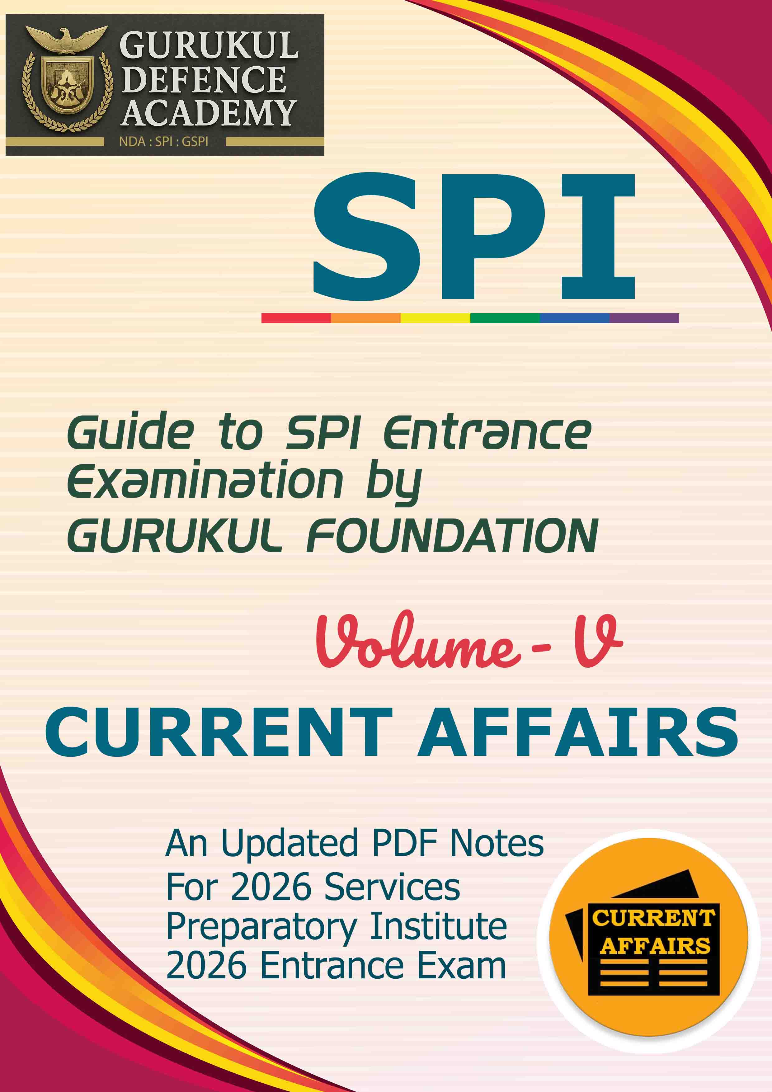 SPI volume 5 CURRENT AFFAIRS